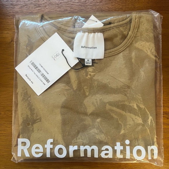 Reformation Olive Knit Top - Picture 4 of 4